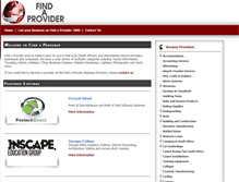 Tablet Screenshot of findaprovider.co.za